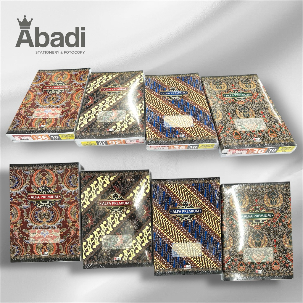 

Buku Tulis Batik Boxy 36 Alfa