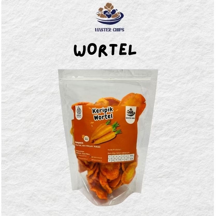 

Keripik Wortel Renyah & Sehat – 100g | Camilan Sayur Alami