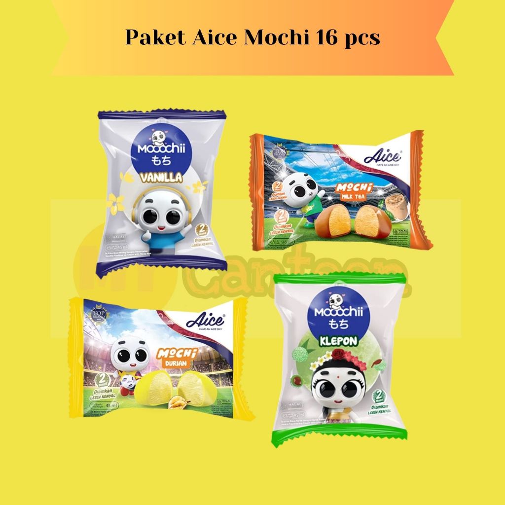 

Paket Mochi Aice 16 pcs 4 rasa