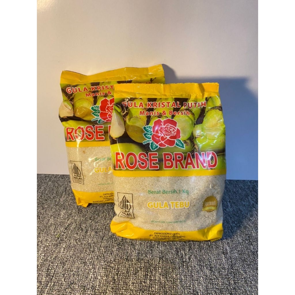 

GULA PASIR 1 KG | GULA ROSE BRAND | GULA KRISTAL | ROSE BRAND KUNING 1 KG