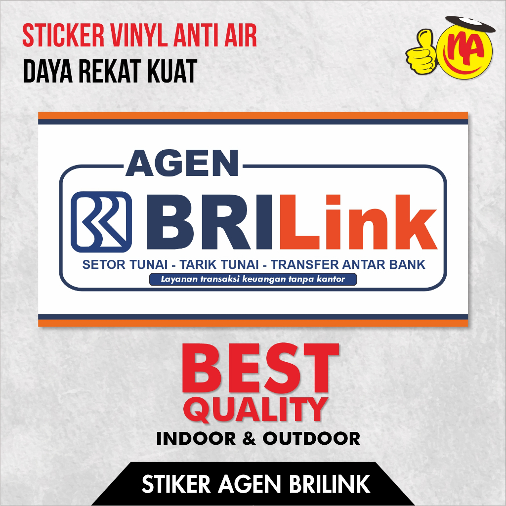 stiker etalase agen brilink / stiker brilink / stiker agen