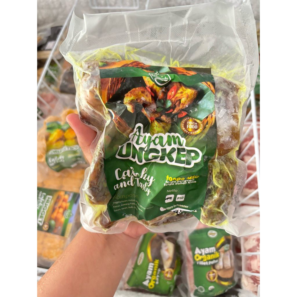 

Ayam organik ungkep isi 4