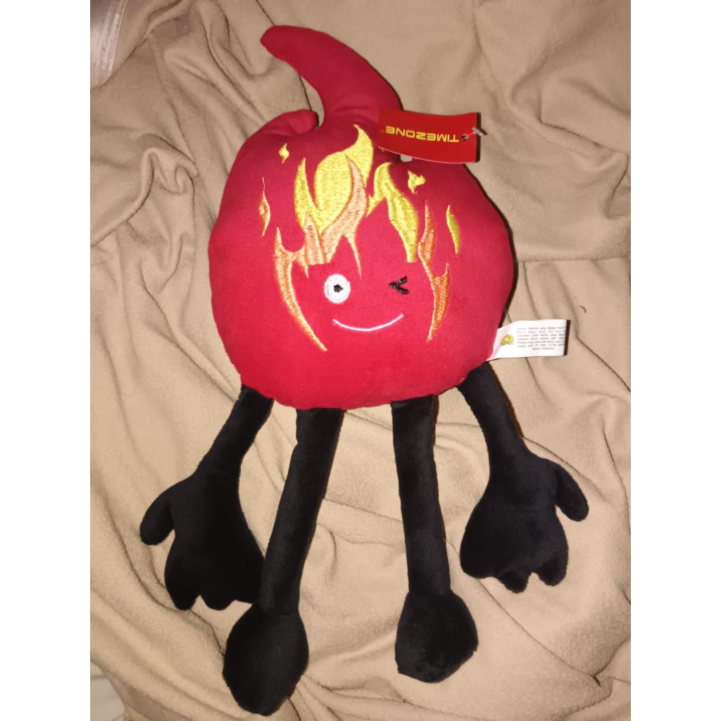 Boneka Api Merah Merch Timezone