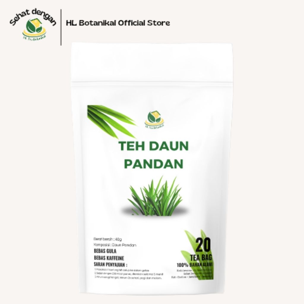 

HLTeaBotanikal Teh Daun Pandan : Teh daun pandan isi 20 tea bag