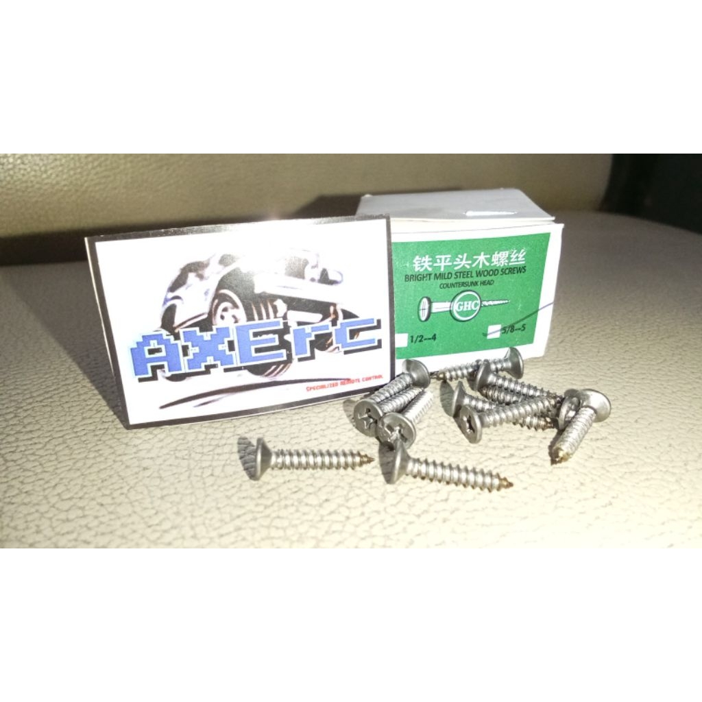 Skrup kayu 5/8" x 5 merk GHC kepala (+)