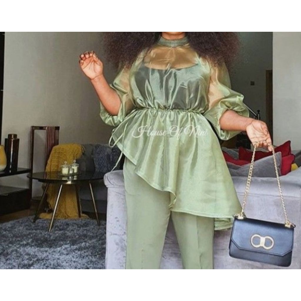 BLOUSE ORGANZA NEUSE II BLOUSE ORGANZA II ORGANZA BLOUSE II TUNIK ORGANZA II BLOUSE