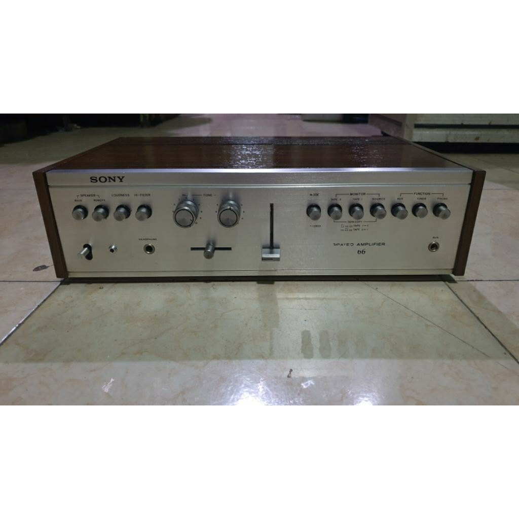 power amplifier vintage sony ta-1066 stereo intergrated made in japan second bekas normal siap pakai