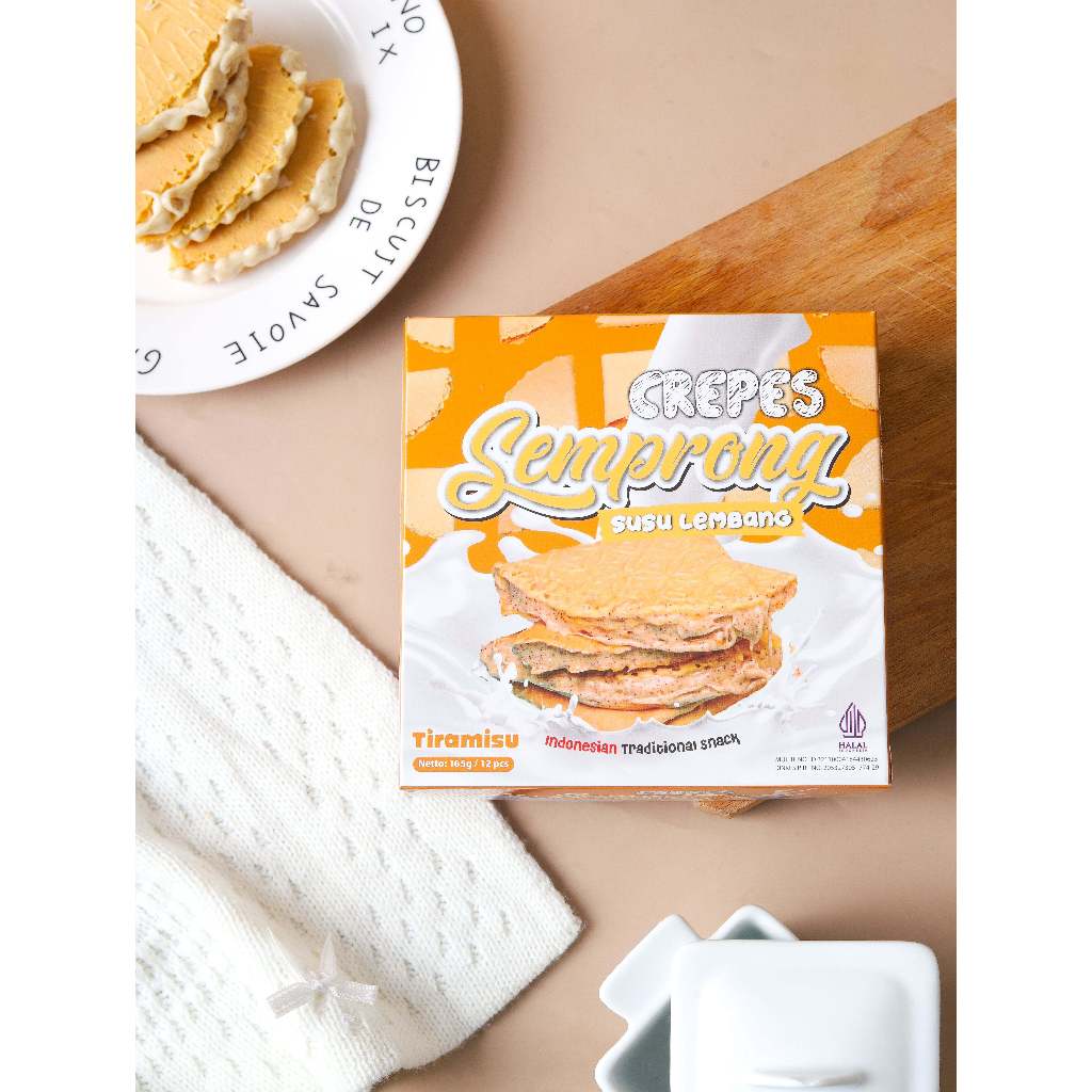 

Semprong Susu Lembang - Tiramisu Susu Kue Semprong Cemilan Oleh-Oleh Bandung