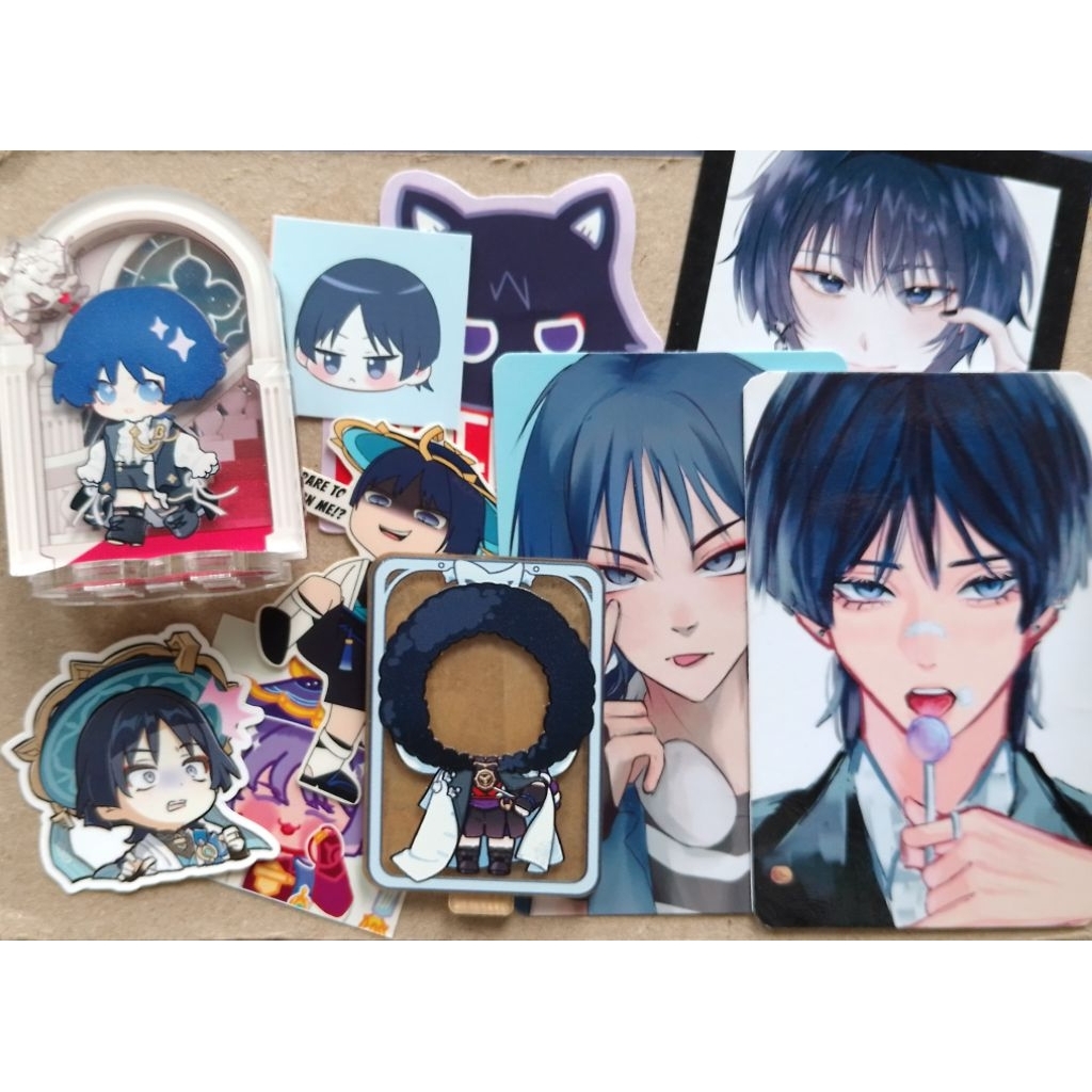 [ SATUAN ] Wanderer Scaramouche Genshin Impact Stand Standee Mini Standee Dress-Up Standee Dress Up 