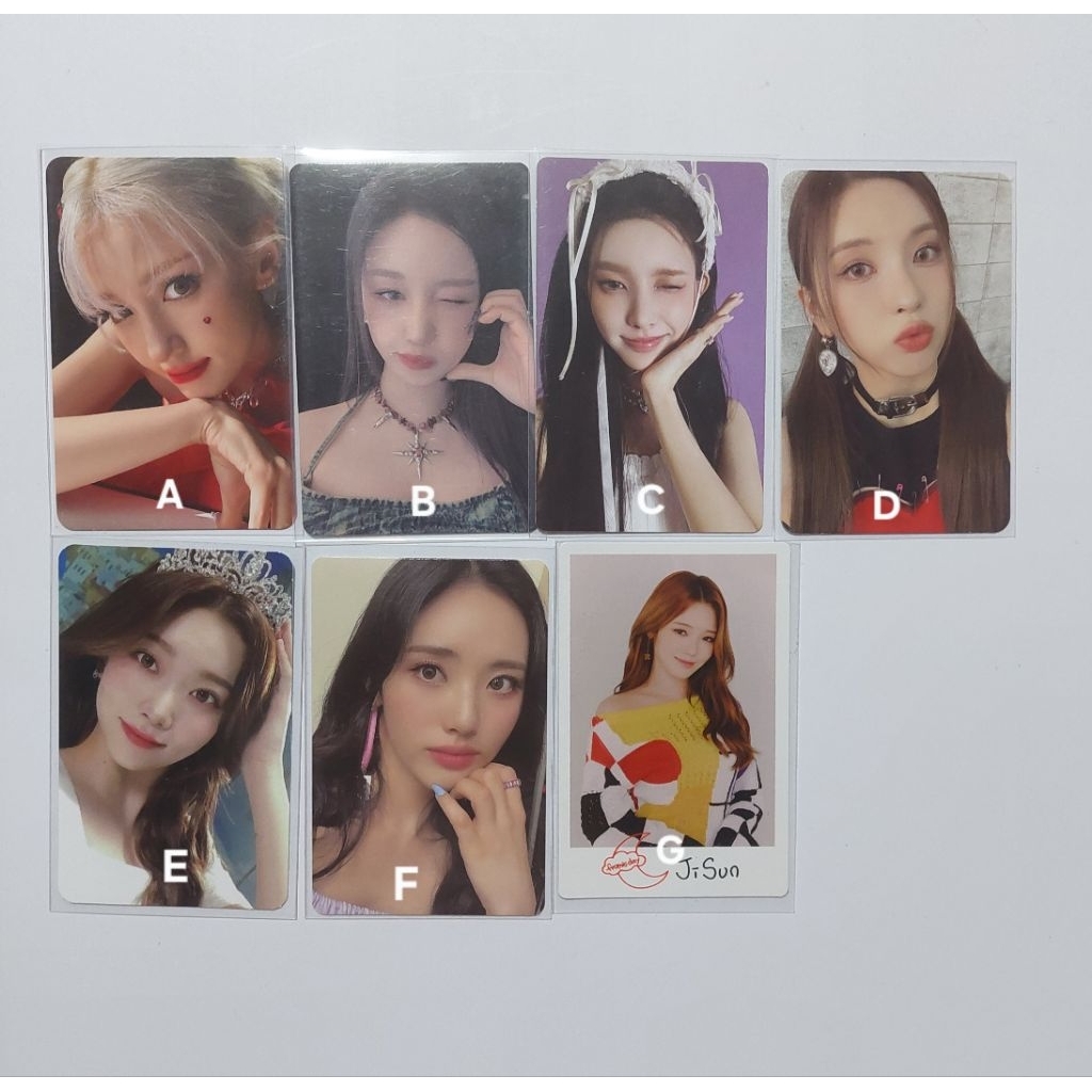 Photocard Jeon Somi Game Plan jiwon jisun fromis_9 illit yunah nmixx bae billlie tsuki pharita babym
