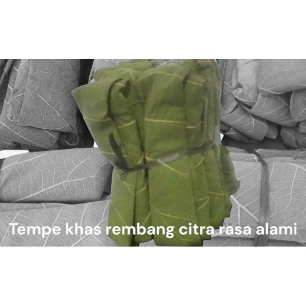 

TEMPE DAUN JATI KHAS REMBANG SATU IKAT ISI 10