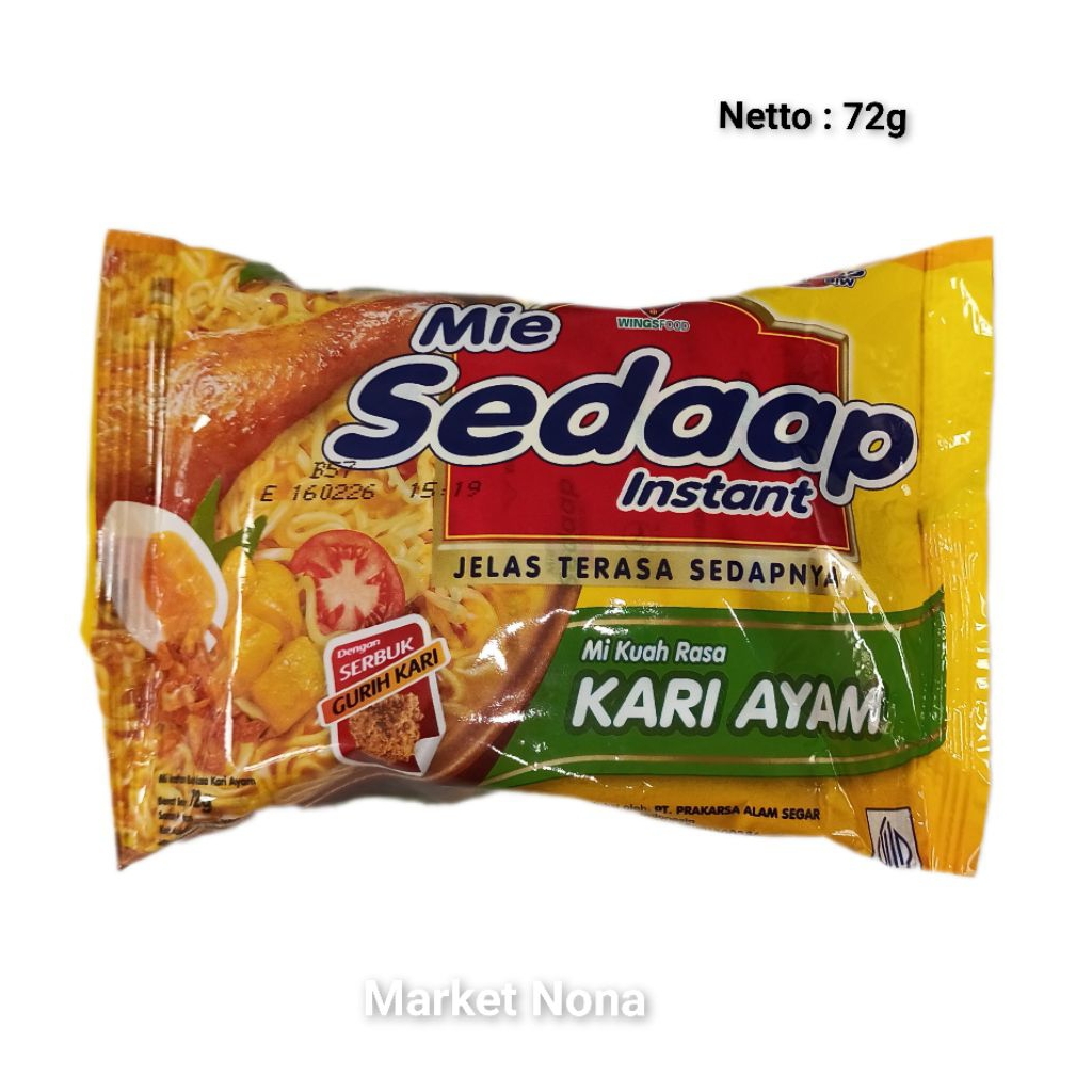 

Mie sedaap instan rasa kari ayam