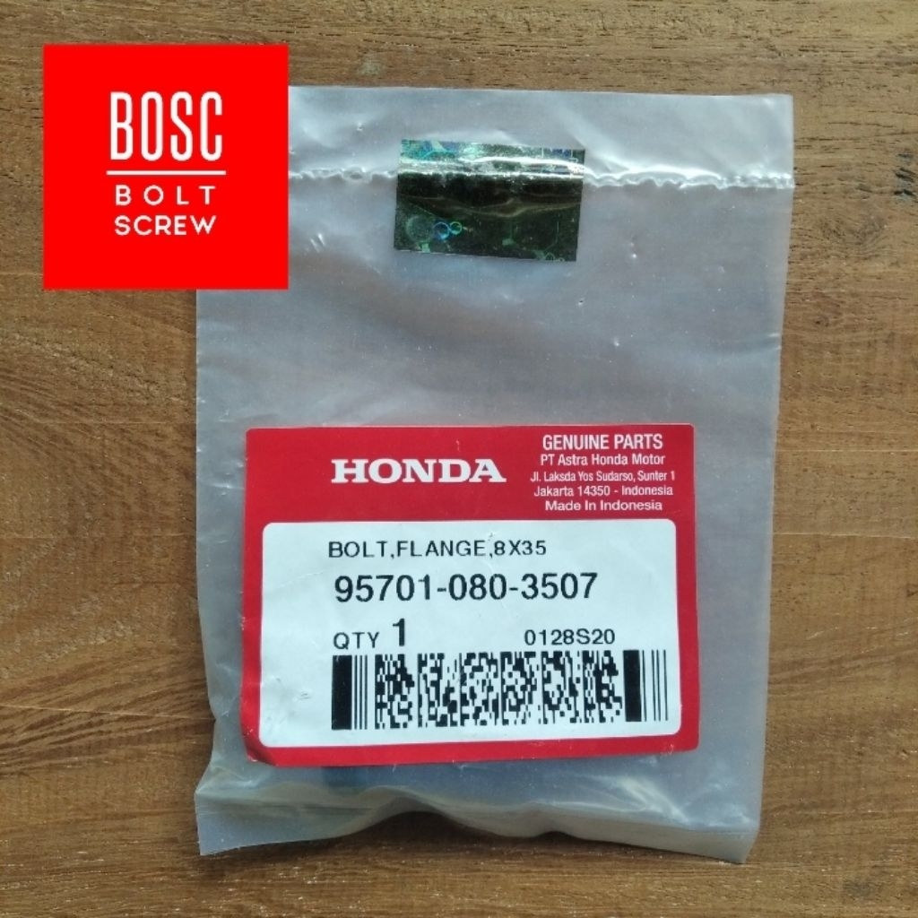 Baut Segitiga Bawah Shock Depan CB150R CBR150R MegaPro KARBU 8x35 mm 957010803507 AHM