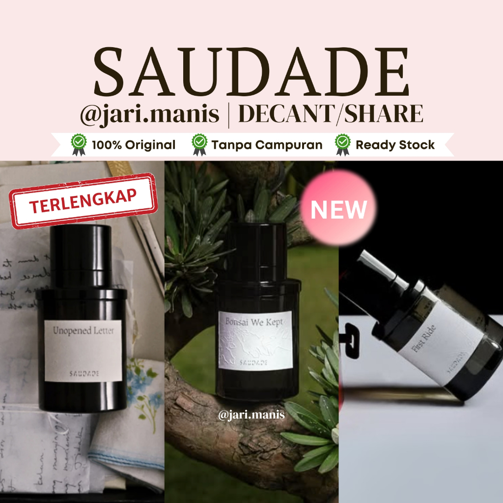 decant share Saudade Bonsai We kept tangled thread unopened letter tester parfum