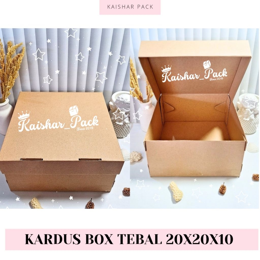 

KAISHAR- KARDUS BOX 20X20X10 / PIECES