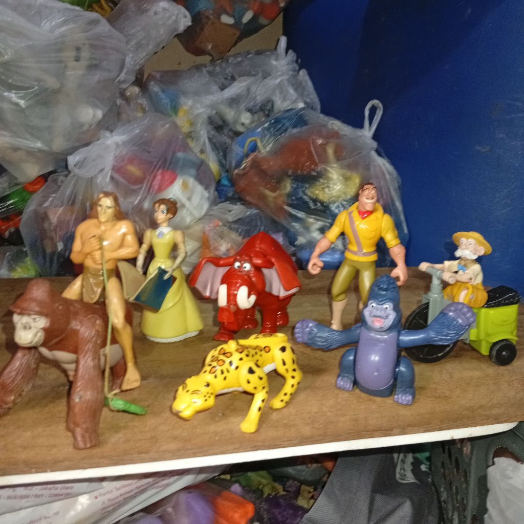 happy meal toys tarzan full set