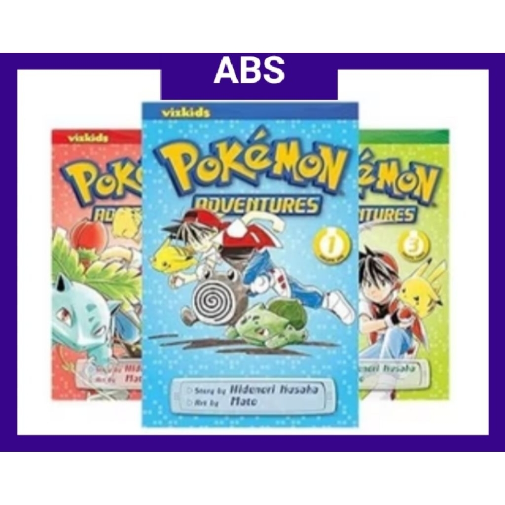 komik pokemon adventure( 29 book series) English