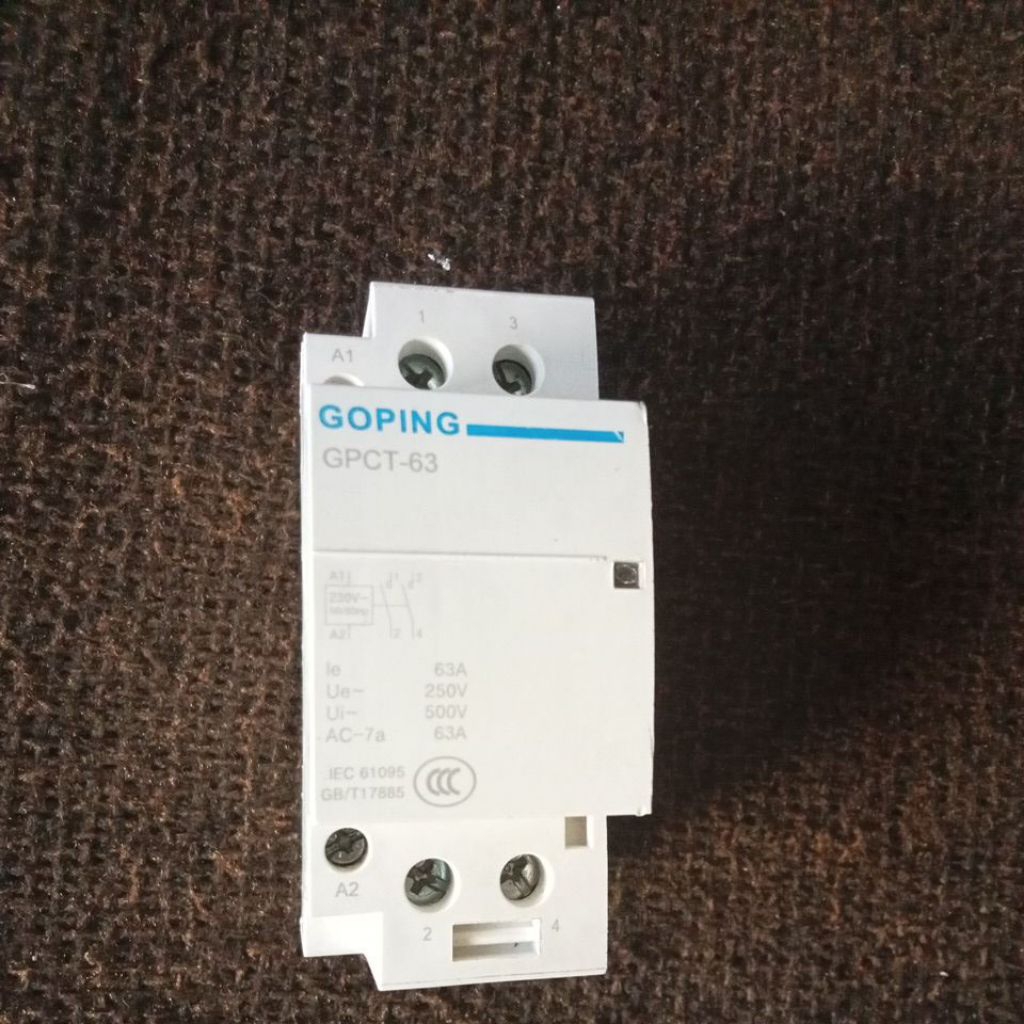 2P 63A ac 220v contactor 2NO