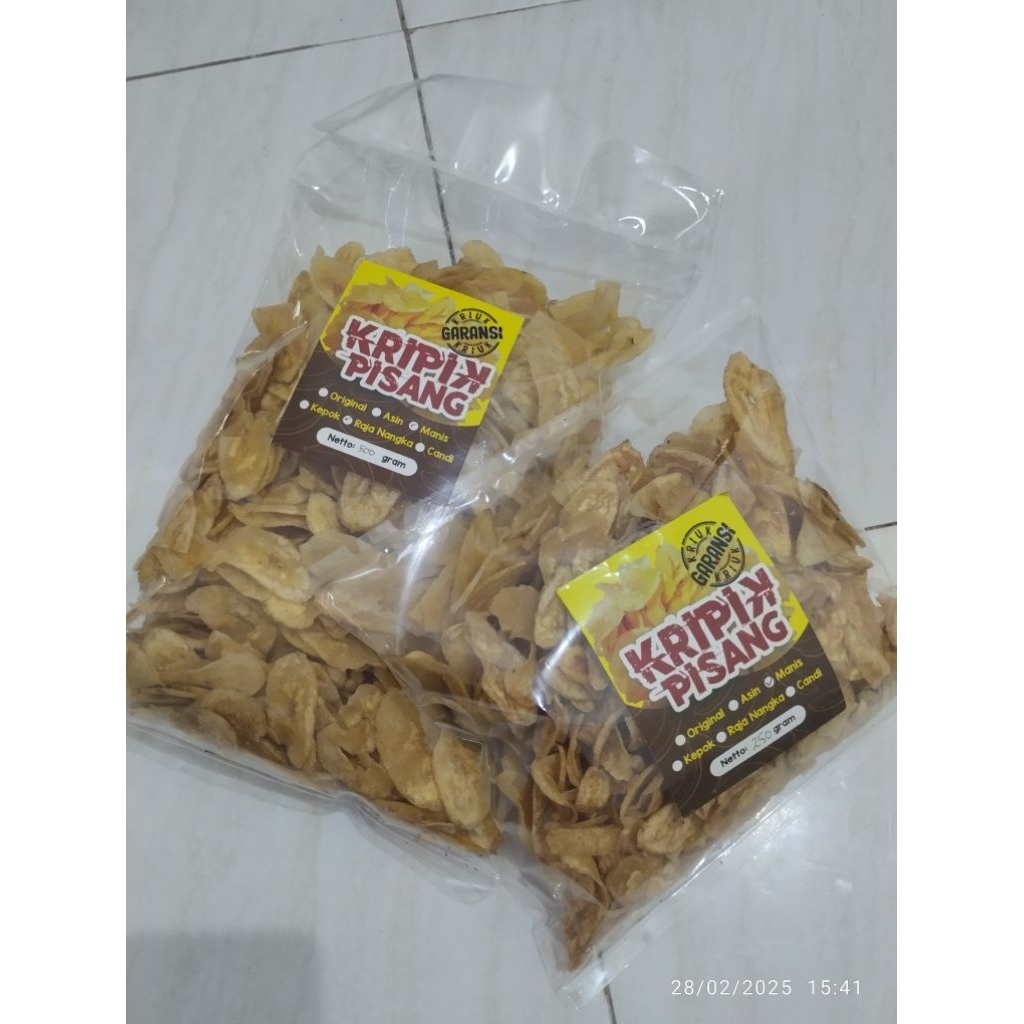 

Kripik pisang Homemade Manis