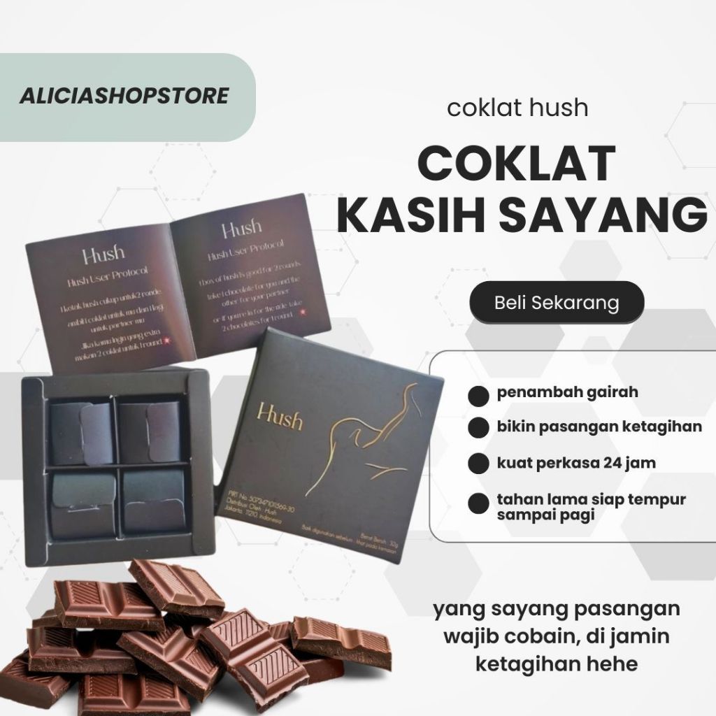 

Hush chocolate 1 box coklat manis cinta