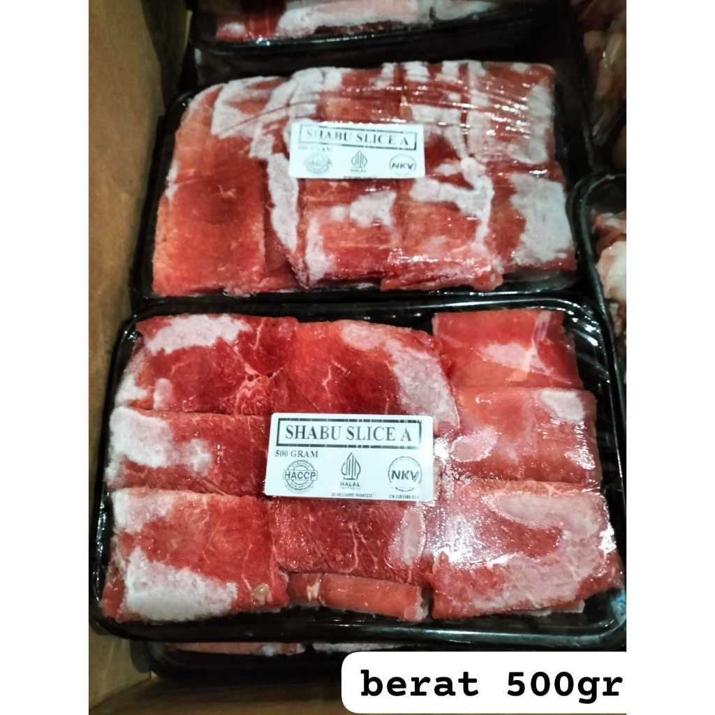 

Beef Shabu Slice A Tray 500gr Murah