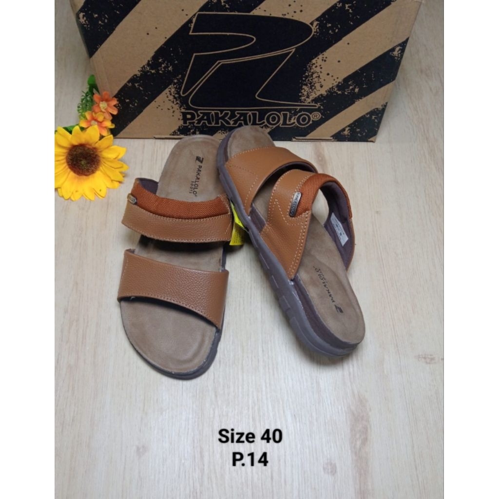 Sandal Kulit Pakalolo Original Sandal Kulit cowok pria Stylish