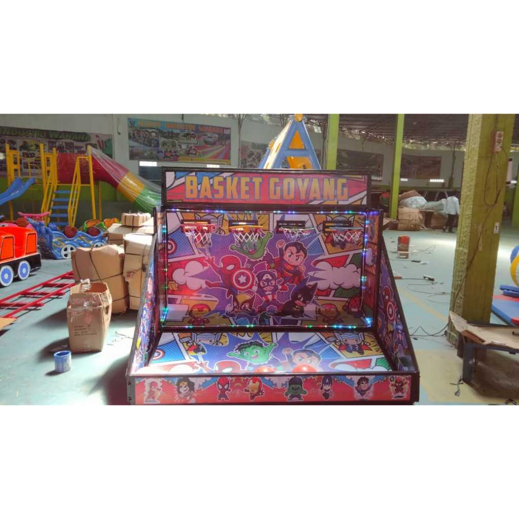 mainan anak set basket goyang murah