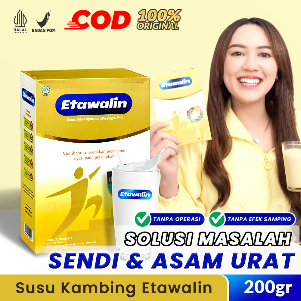 

ETAWALIN Susu Sendi dan Tulang Atasi Nyeri Sendi Asam Urat Pegal Linu Rematik Original