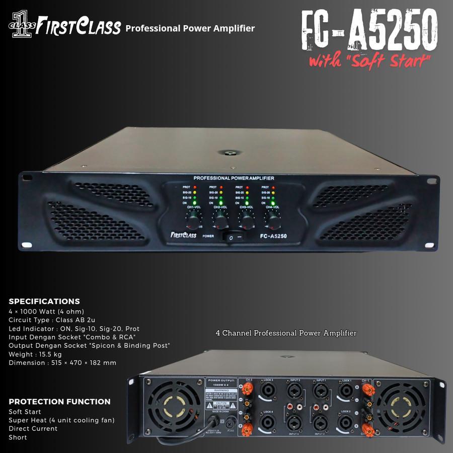 Power Amplifier Firstclass 5250 FCA 5250 FC A5250 | HIGH QUALITY POWER