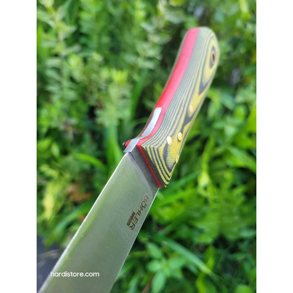 ID PISAU SEMBELIH SLAUGHTER 23,9 CM BAJA BOHLER N695 HANDLE MIKARTA HALFTANG