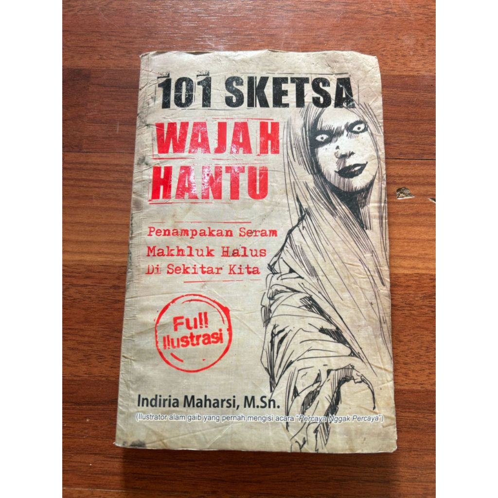 Buku 101 SKETSA WAJAH HANTU - Indiria Maharsi