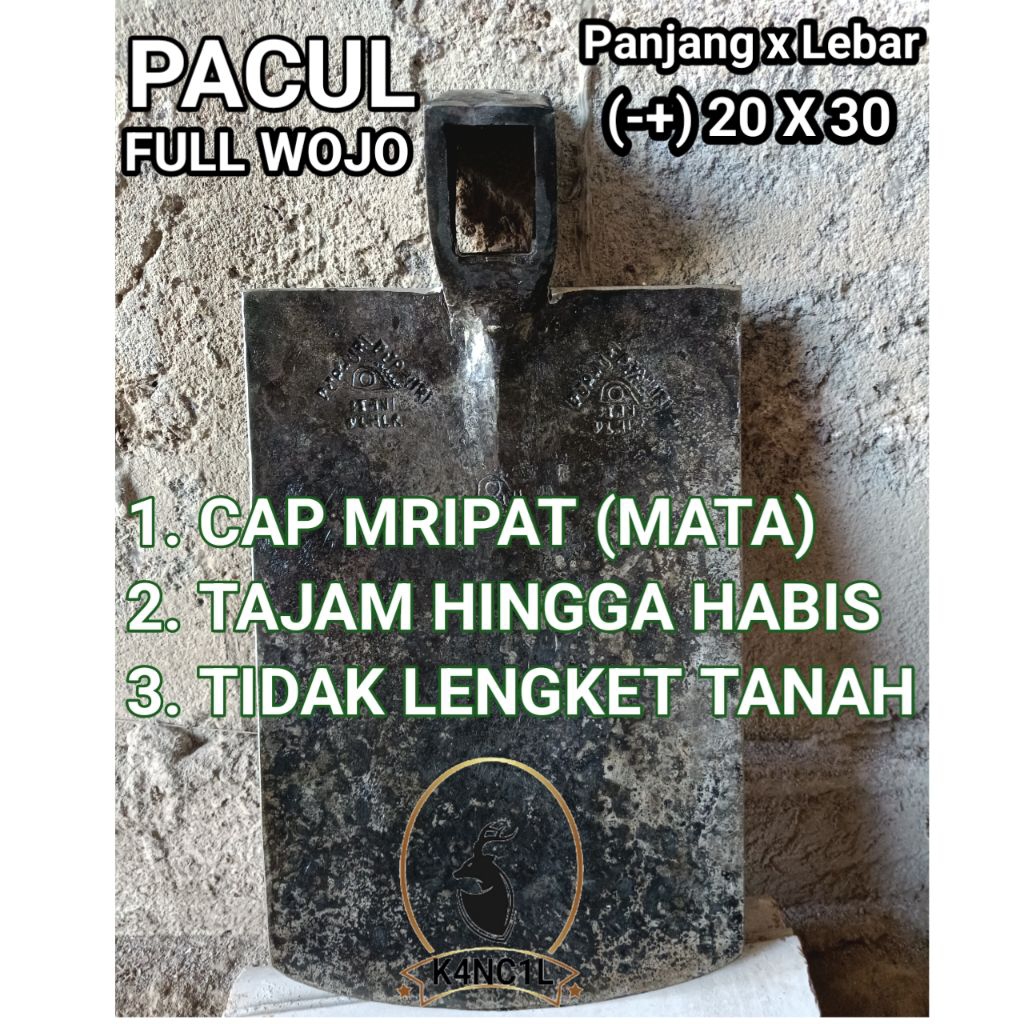 CANGKUL BAJA TEMBUS / WOJO ISEN / CAP MRIPAT ( JAHURI ) TANI LUHUR ASLI BLITAR TIMUR ANTI LENGKET
