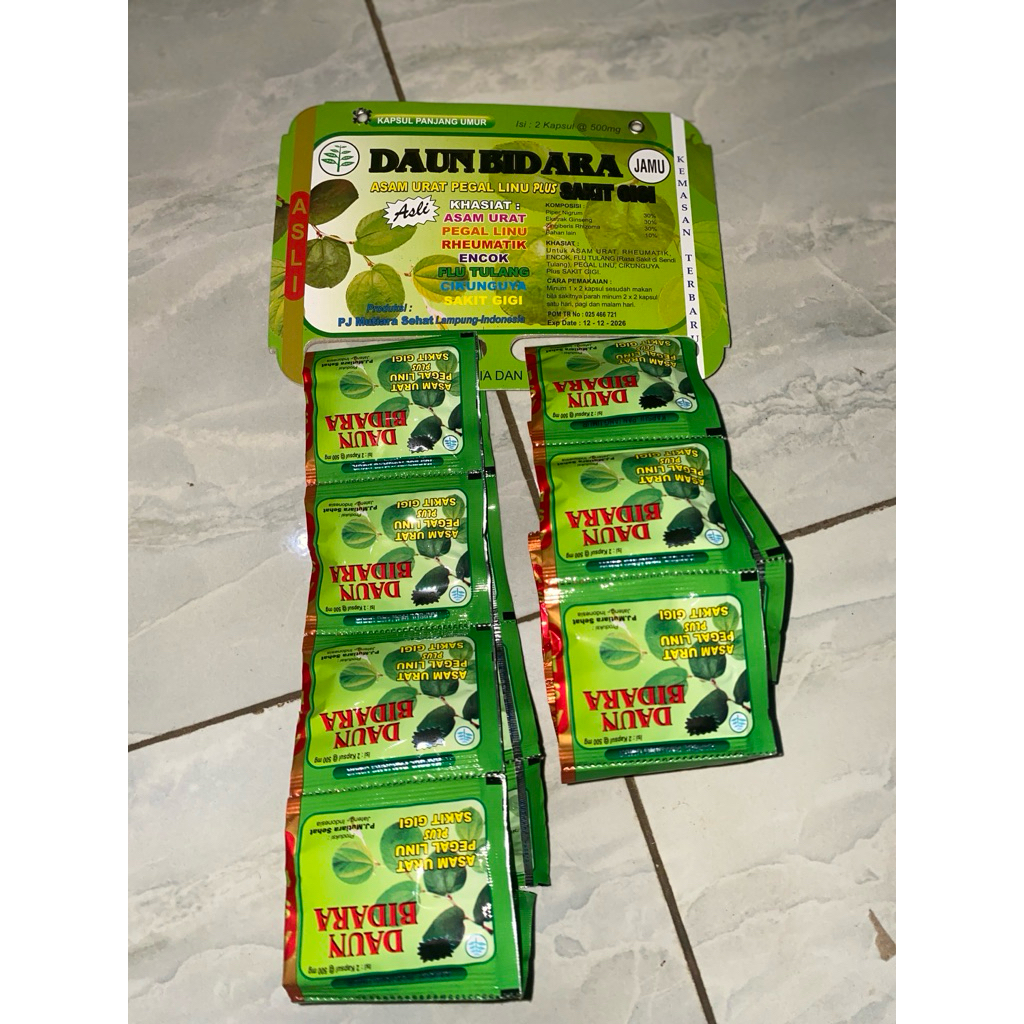 kapsul daun bidara
