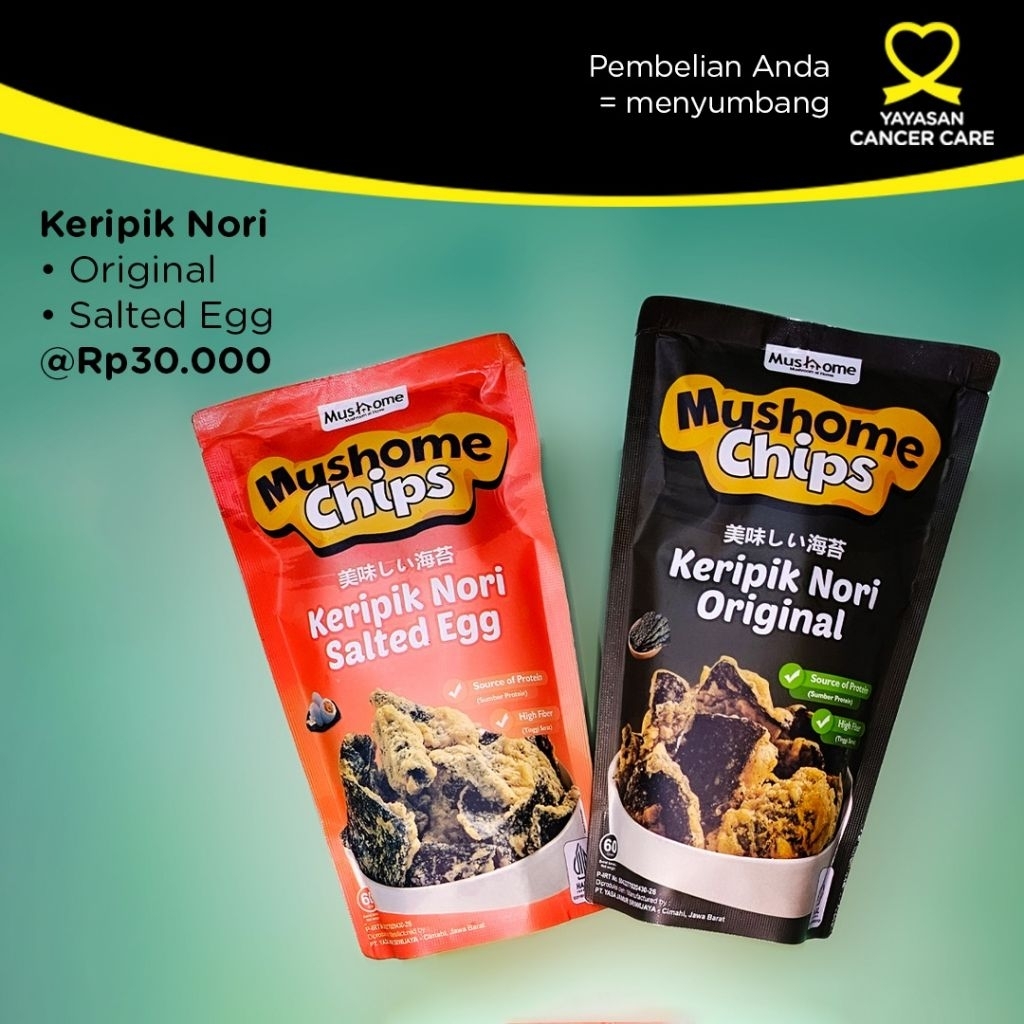 

Mushome Keripik Nori Kripik Nori Kripik Rumput Laut Kiripik Salted Egg