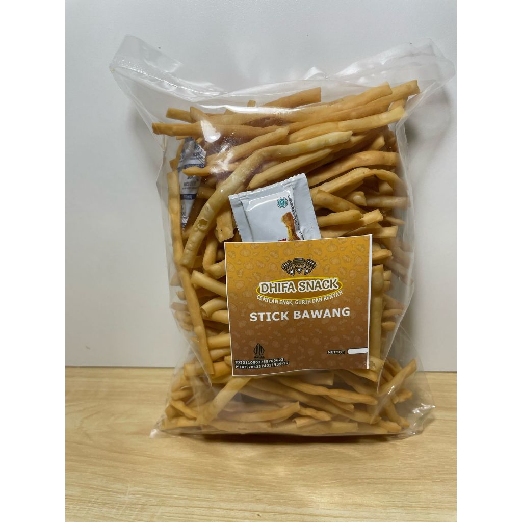 

DHIFA - 250 Gram Stik Bawang Renyah Gurih Enak Rasa Original Bawang