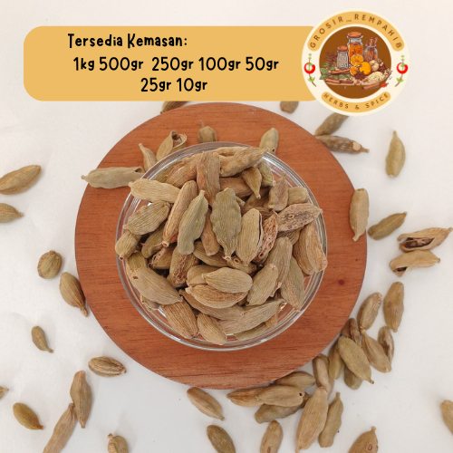 

Kapulaga India / green cardamon / kapulaga hijau