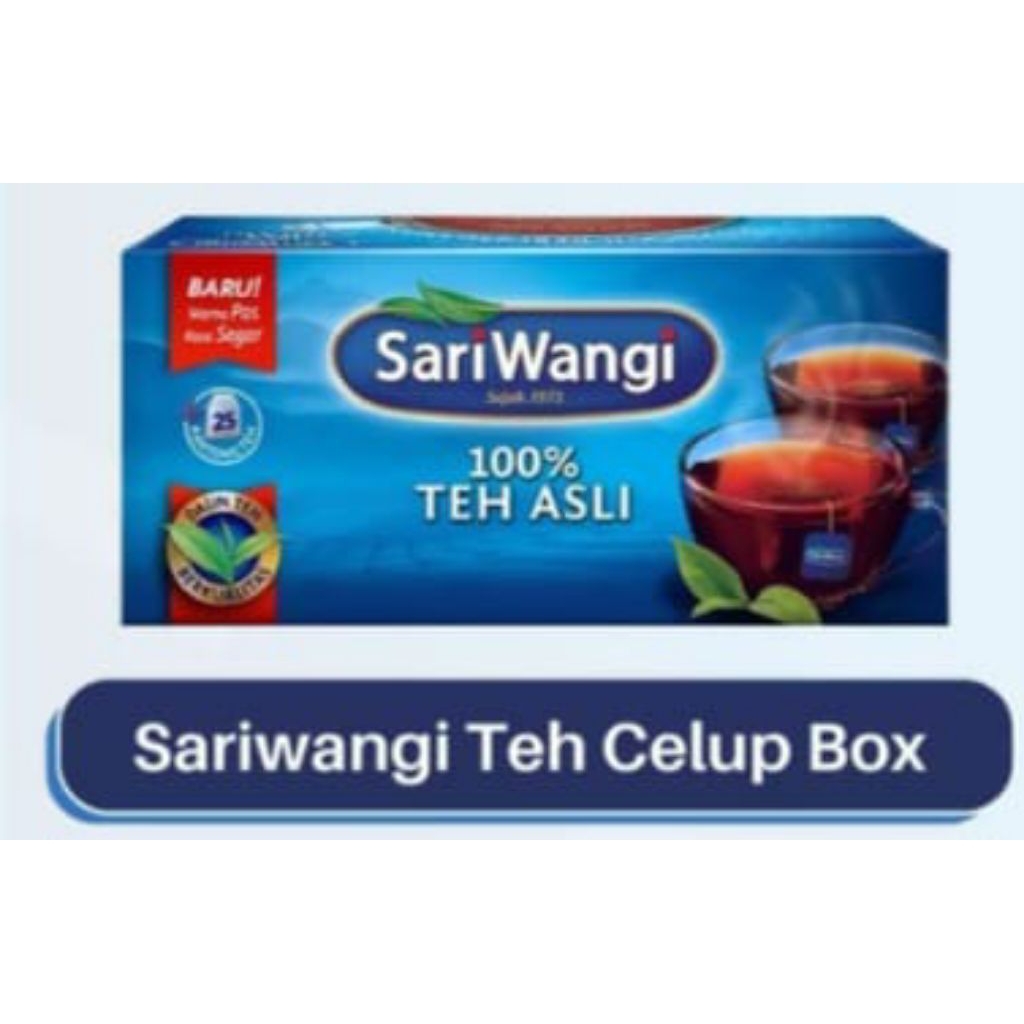 

sariwangi teh celup 25 kantong