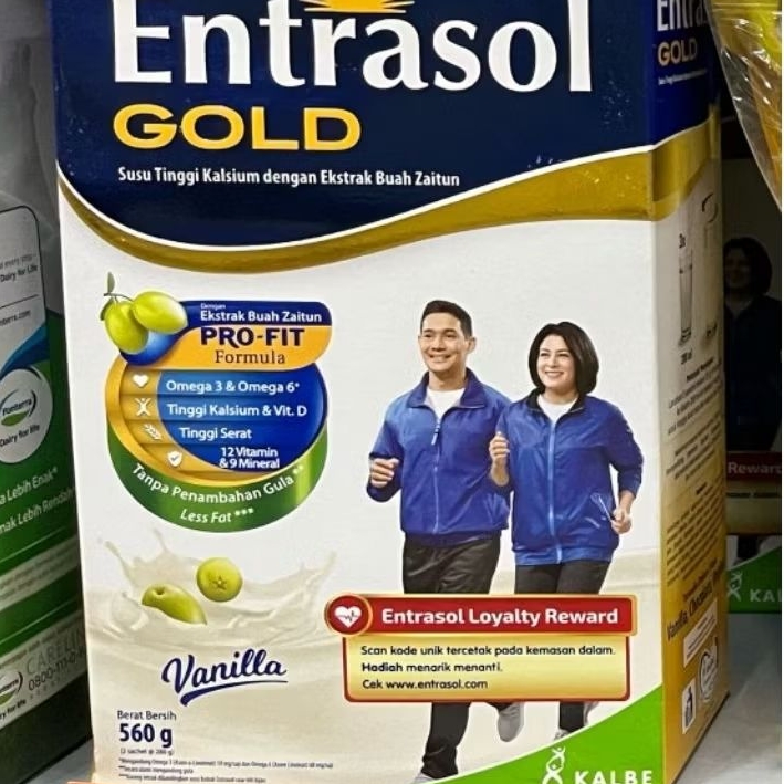

Entrasol Gold vanila 560 gr ( exp september 2026)