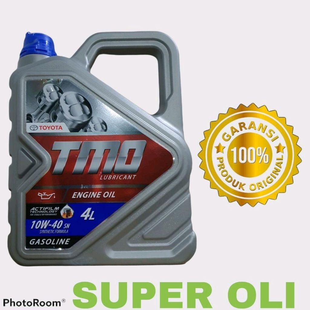 Oli Mobil TOYOTA 10W40 4 liter ( Avansa Innova Rush Agya) Ori Scan Barcode