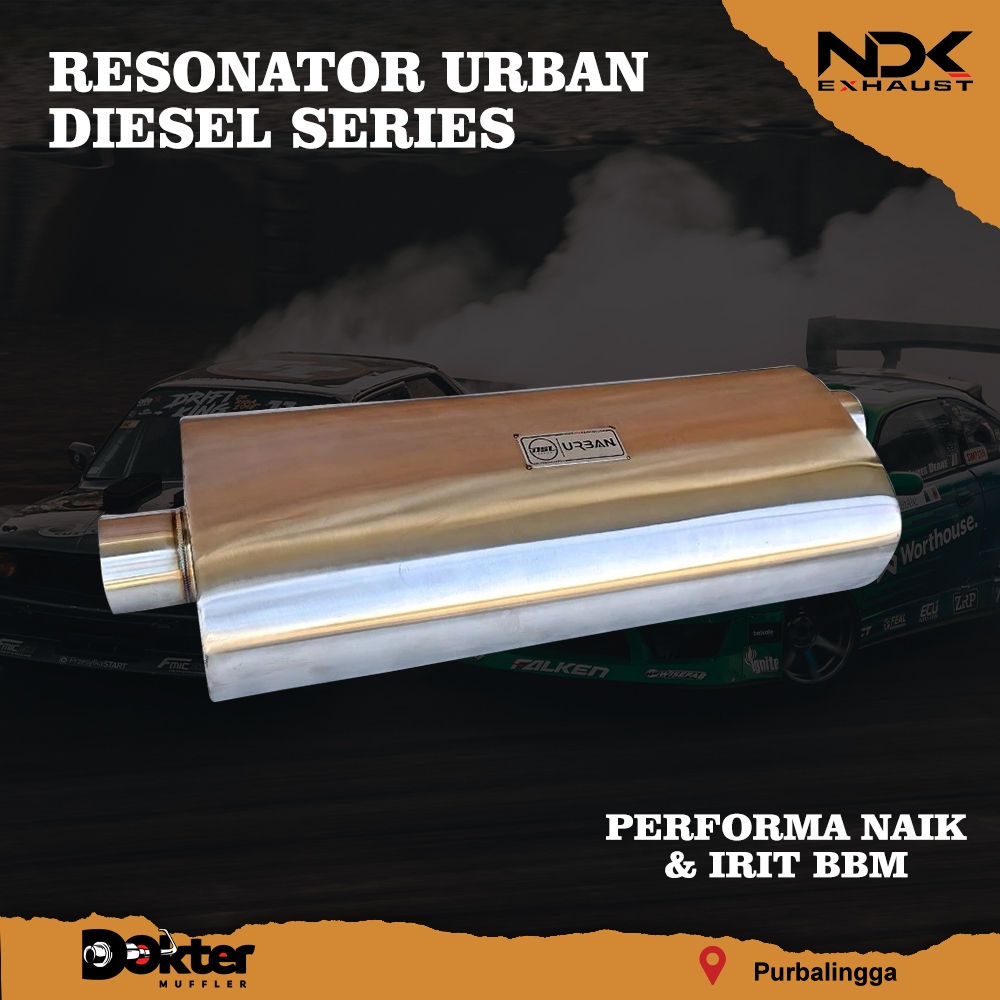RESONATOR MOBIL RACING NDK EXHAUST RESONATOR URBAN DIESEL SERIES