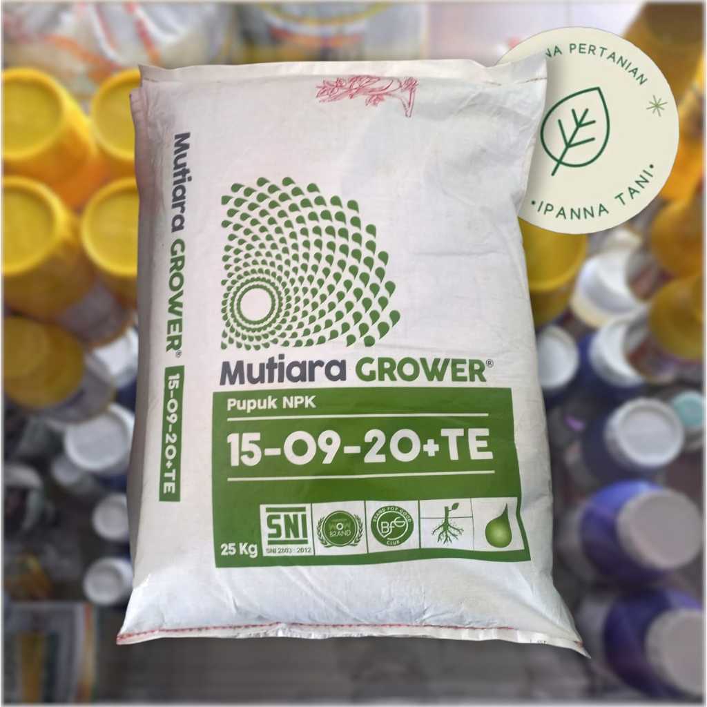 PUPUK NPK MUTIARA GROWER 15-09-20 + TE 25KG 50KG – PUPUK MAJEMUK | PUPUK NPK | PUPUK TANAMAN