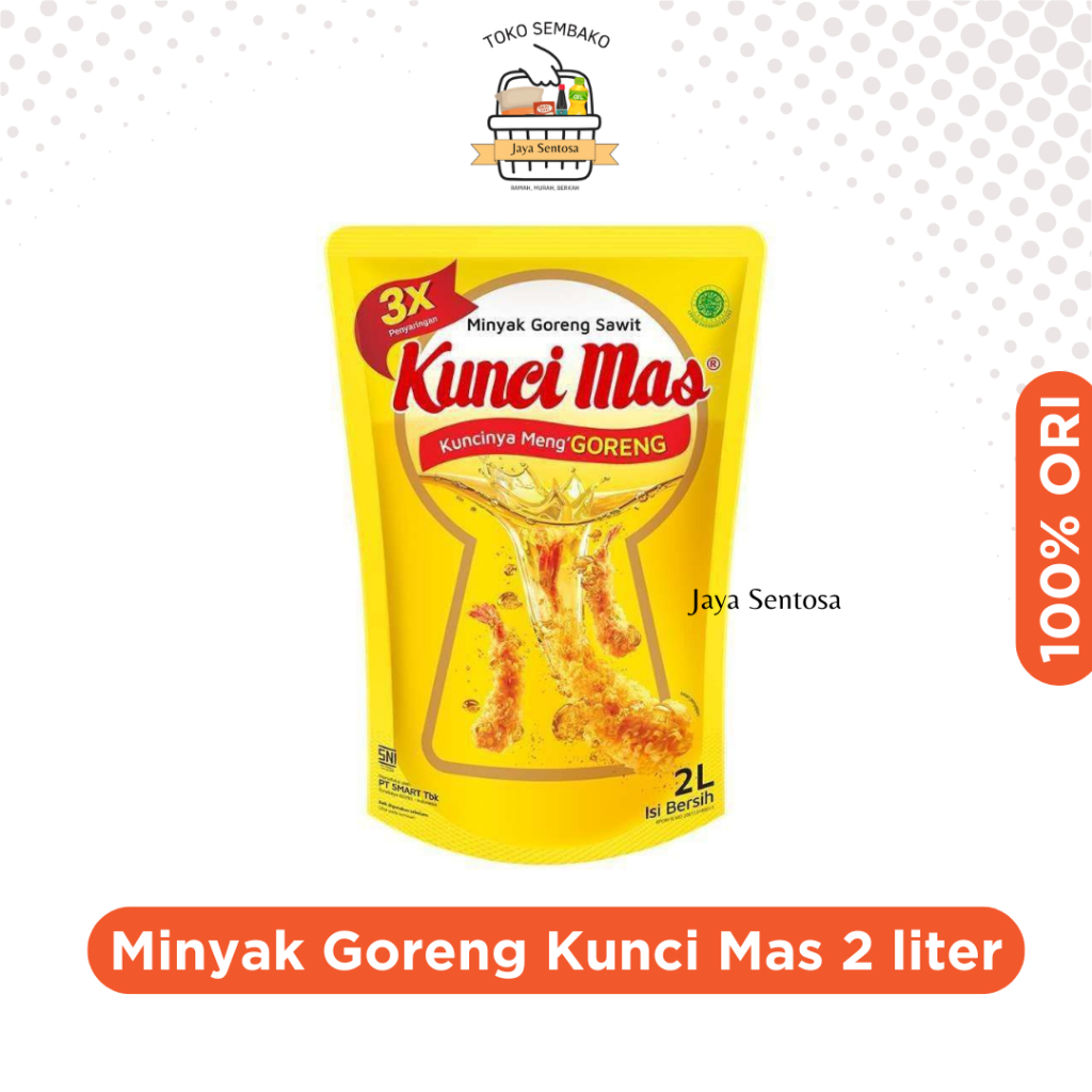 

Kunci Mas Minyak Goreng Sawit Pouch 2L (Minyak Goreng 2 Liter Promo)