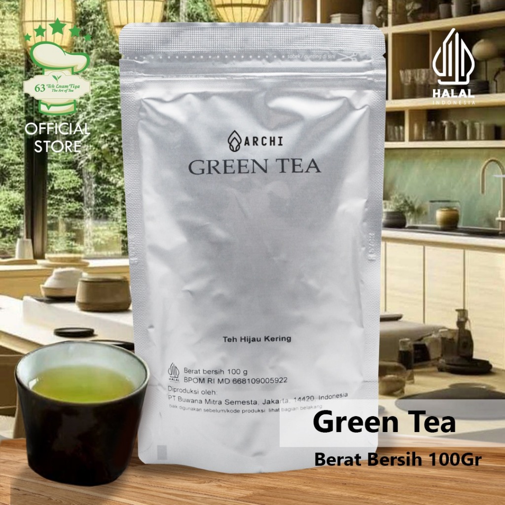 

Teh 63 - ARCHI Green Tea Lokal Bancha 100gr - Food Service