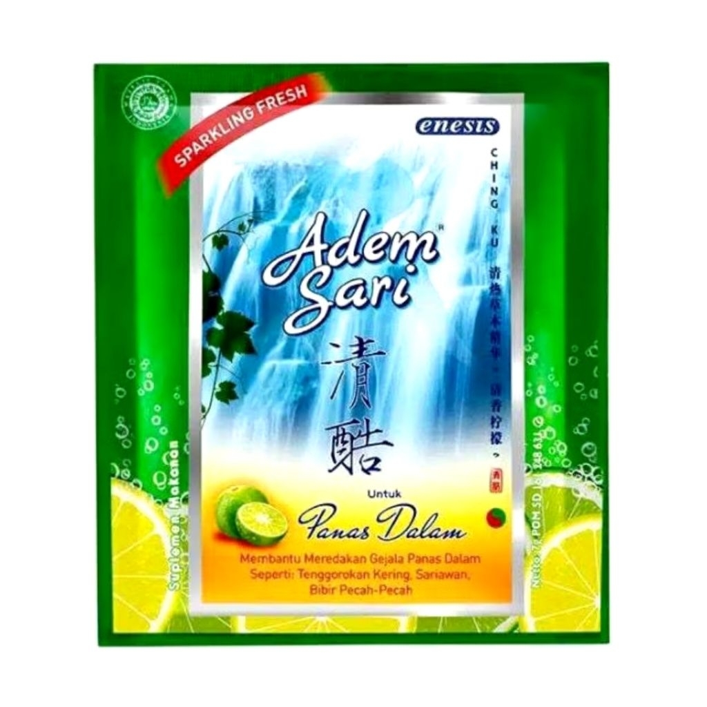 

Adem Sari sachet 7gr untuk panas dalam 1pcs