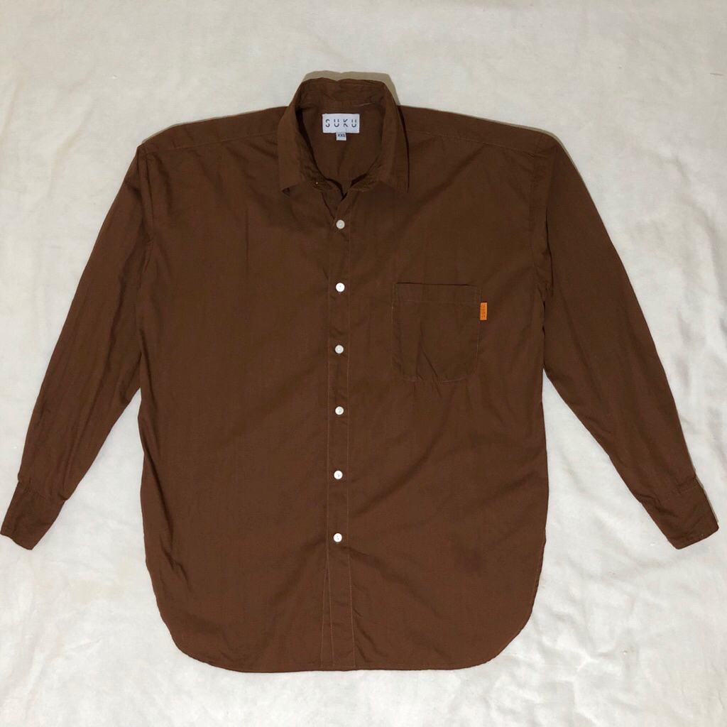 Suku Home Shirt Brown Kemeja
