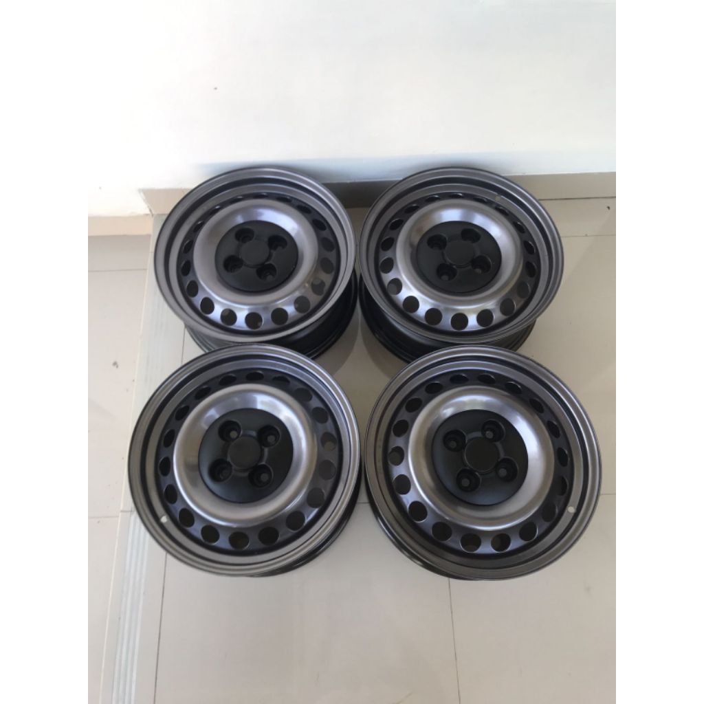 Velg Kaleng Spin ring 15 pcd 4x100 + center dop