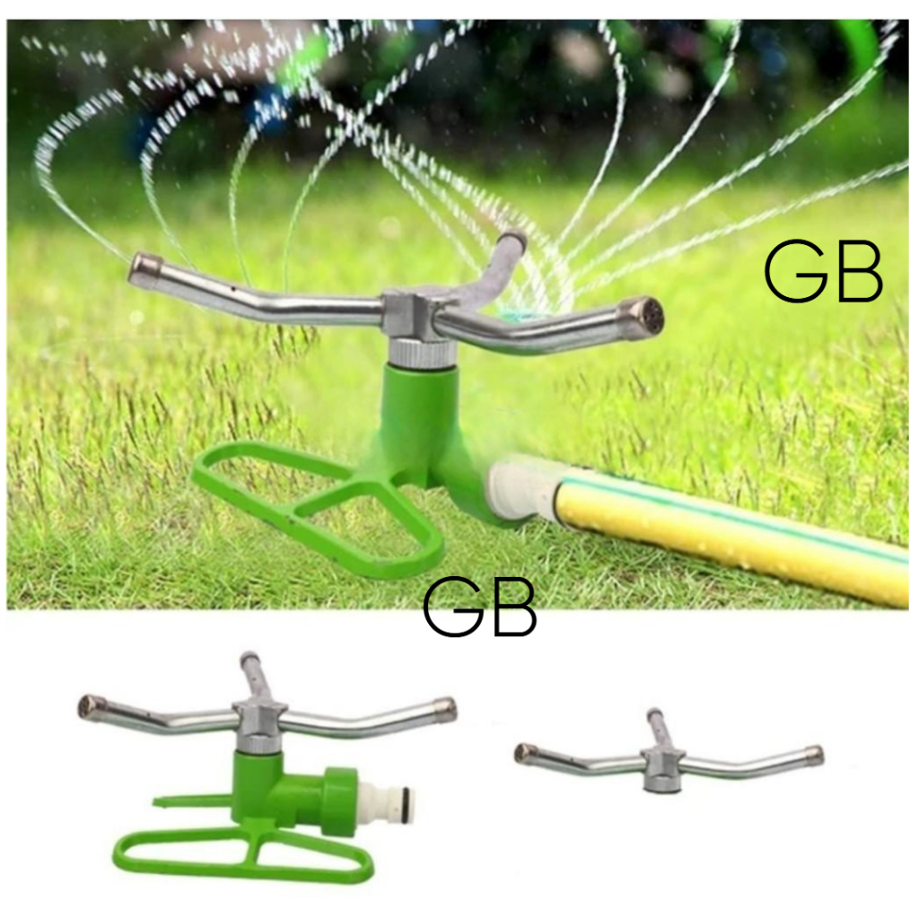 Sprinkler Air Taman Putar Alat Penyiram Irigasi Tanaman Otomatis Sprinkler Taman kebun