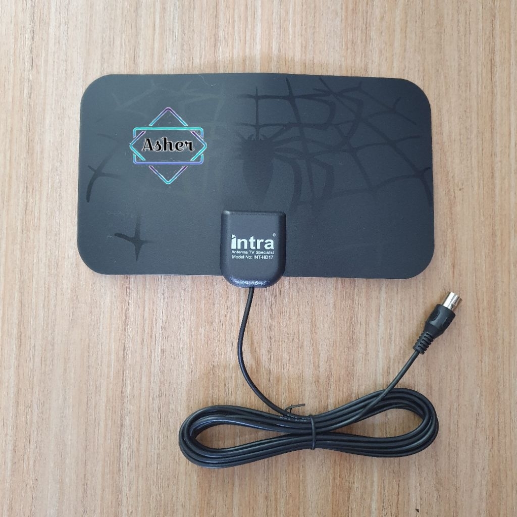 ANTENA TV INDOR INTRA PLUS KABEL JACK ANTENE DALAM RUMAH INDOOR TABUNG LCD LED FLAT SMART TV