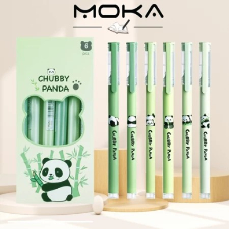 

Pulpen Gel Motif Chubby Panda Kawaii Ujung Tip Runcing