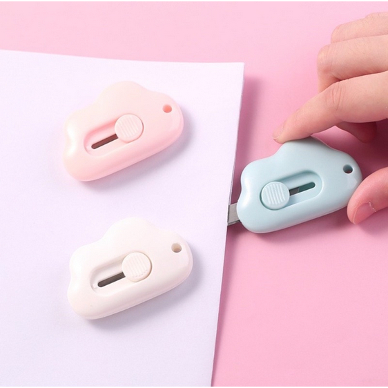 

JKT888 Cutter Mini Bentuk Awan Pisau Kecil Cutter Mini Cute Portable